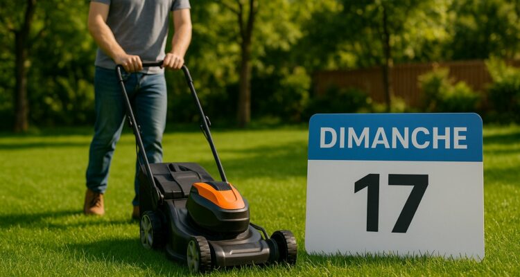 peut-on tondre le dimanche avec une tondeuse electrique